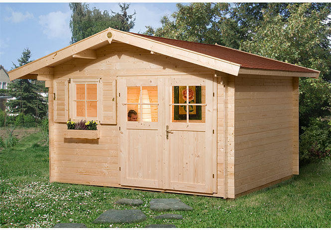 Gartenhaus „109 Gr.1“, mit Fußboden, 420x320x262 cm 420x320x262 cm