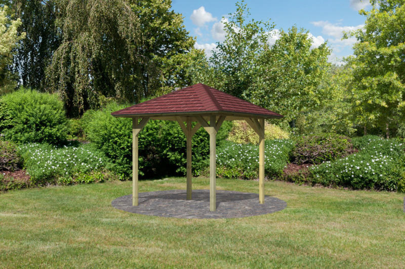 Holzpavillon „Lillehammer 1/2“, 218x218 cm 218x218 cm