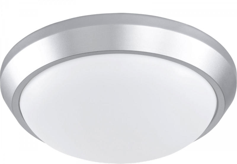 LED-Deckenleuchte „Sana“, Ø33cm, silber Ø33 cm