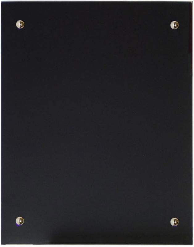 Infrarot Glasheizkörper, 55x70 cm, schwarz 55x70