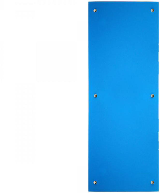 Infrarot Glasheizkörper, 45x120 cm, blau 45x120 cm