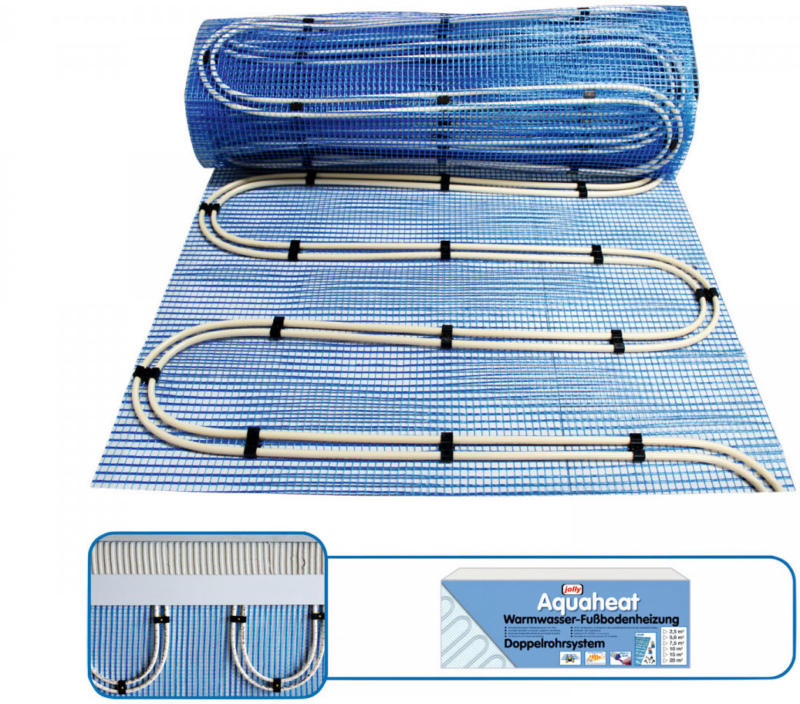 Warmwasser Fußbodenheizung „Aquaheat“, 15 m² 15 m²