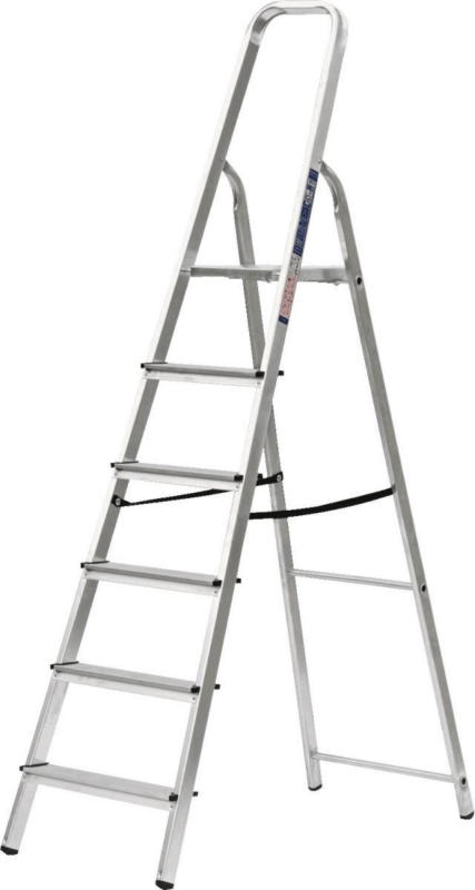 Haushaltsleiter, 6 Stufen, Aluminium