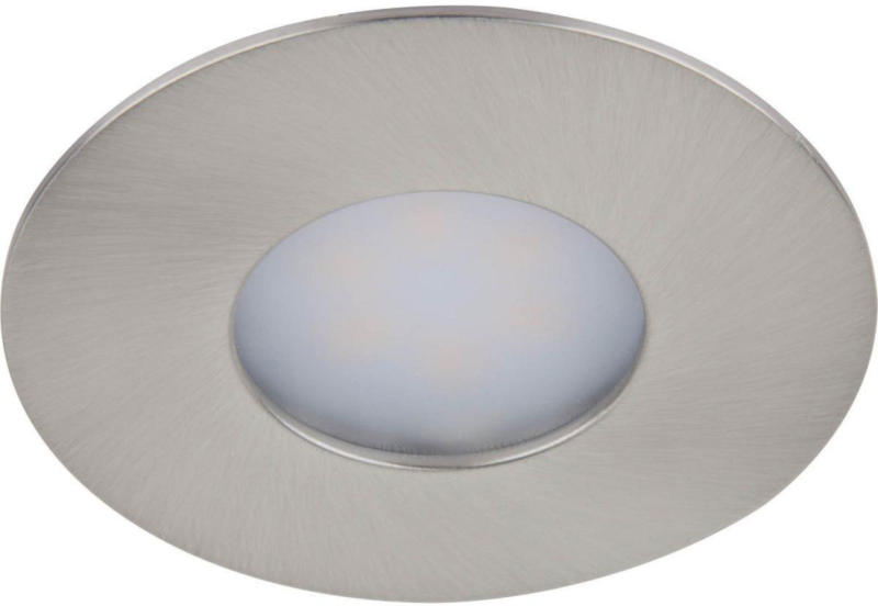 LED-Einbauleuchten-Set, rund, dimmbar, satin, 2,3 Watt, 5er-Set