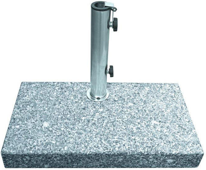 Granitschirmständer, 25 kg, eckig