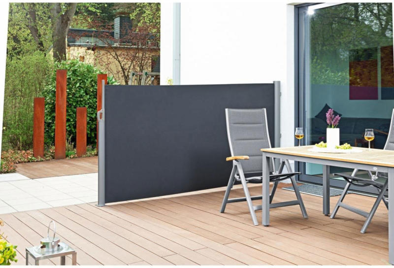 Seitenmarkise, Höhe 150 cm, anthrazit anthrazit