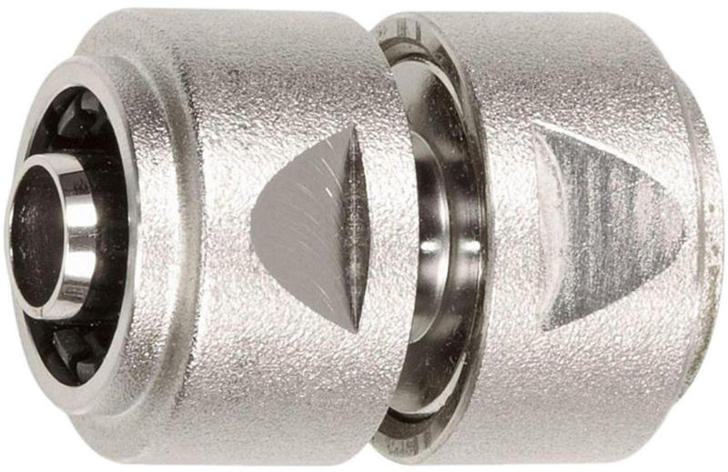 Schlauchverbinder 3/4" 3/4" - 19mm MS Ni m. Spannmutter