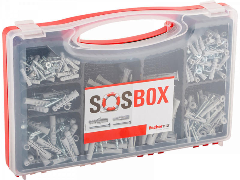 Sortimentsbox „SOS-Box“ mit Dübeln & Schrauben