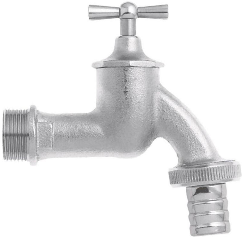 Wasserhahn 3/4" - 19mm 3/4" - 19mm MS Cr matt m. Verschraubung