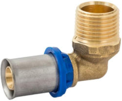 Übergangswinkel 90°, Pressfitting für Mehrschicht-Verbundrohr, 26 mmx3/4AG 26 mm
