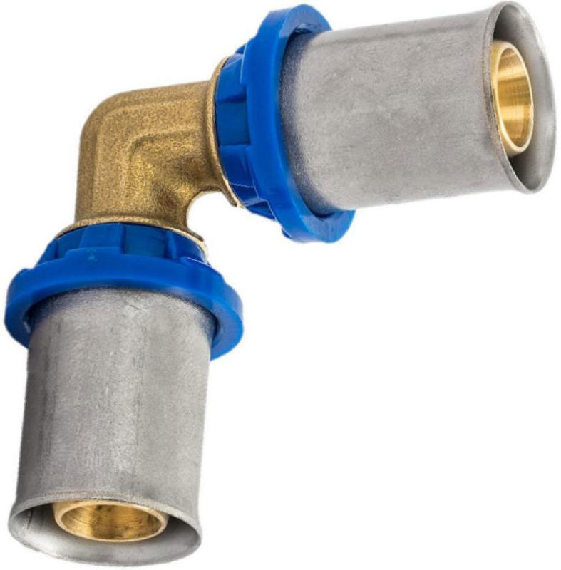 Verbindungswinkel 90°, Pressfitting für Mehrschicht-Verbundrohr, 26 mm 26 mm