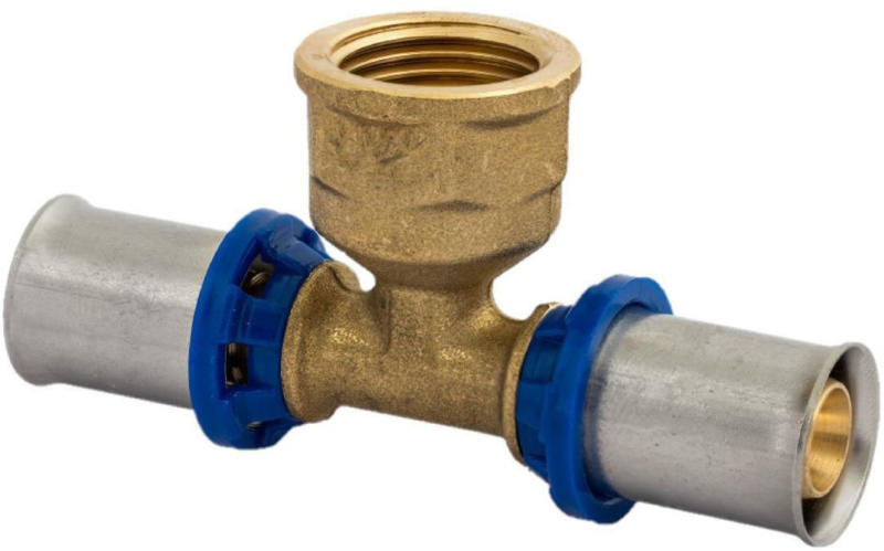 T-Übergangsstück, Pressfitting für Mehrschicht-Verbundrohr, 26 mmx3/4IGx26 mm 26x3/4 mm |