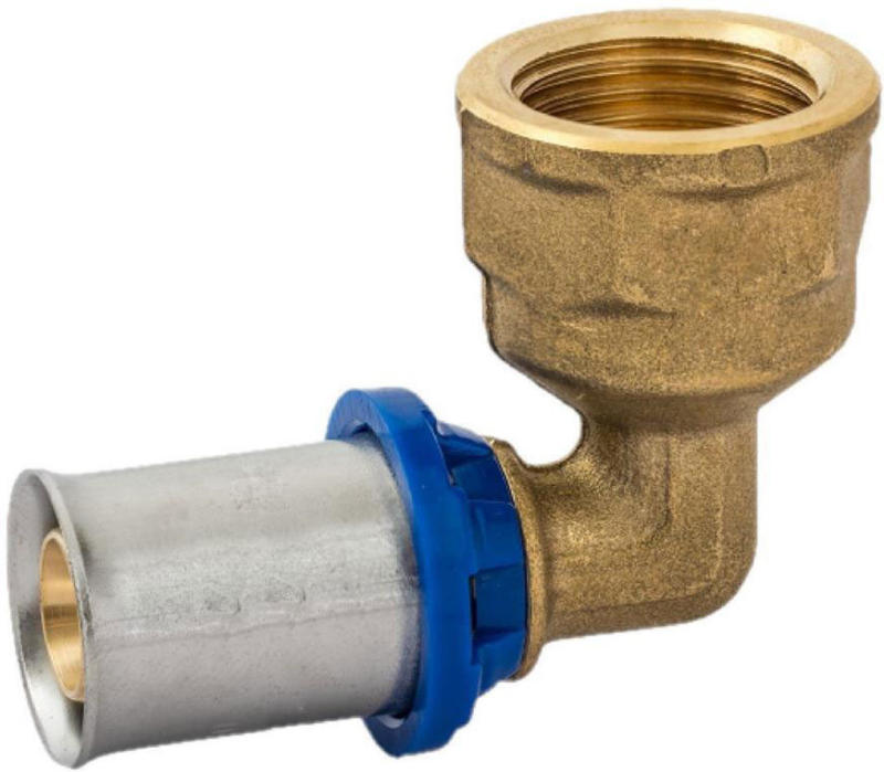 Übergangswinkel 90°, Pressfitting für Mehrschicht-Verbundrohr, 26 mmx3/4IG 26x3/4 mm