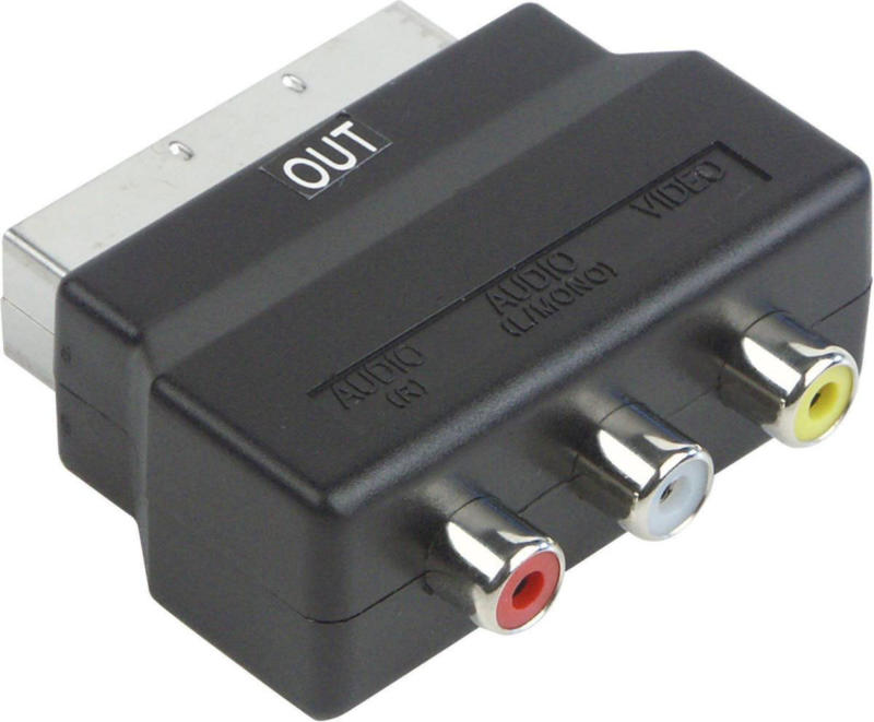 AV-Adapter schwarz