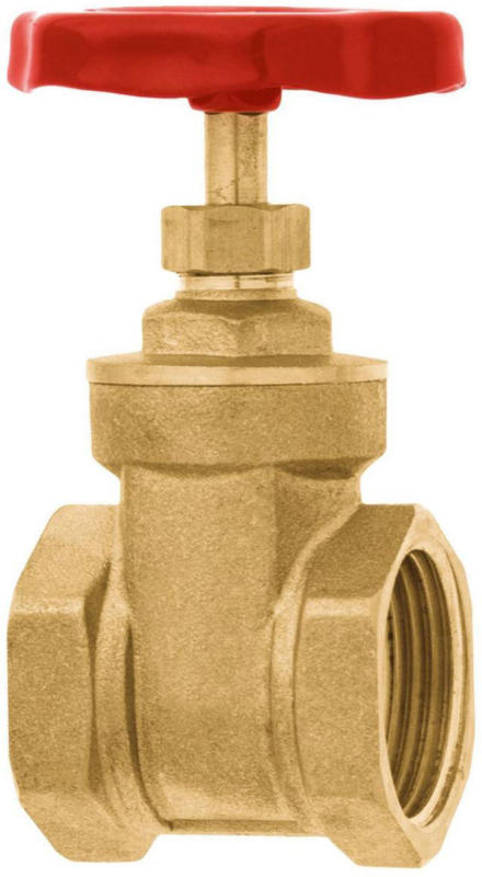 Muffen-Absperrschieber 2 x IG G 1 1/4" MS