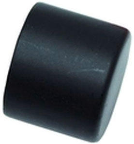 Endkappe für Ø16 mm, 1,8 cm, schwarz-matt