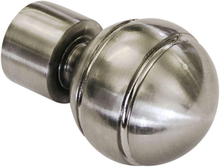 Endstück Kugel für Ø19 mm, 5,5 cm, Edelstahl-optik