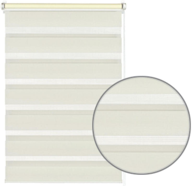 Doppelrollo „EasyFix“, 45x150 cm, creme