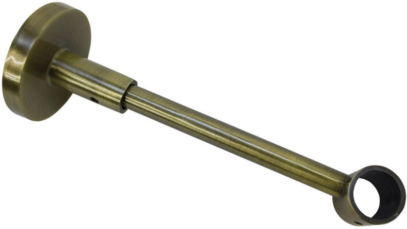 Wandträger „Memphis“ für Ø16 mm, geschlossen, messing-antik
