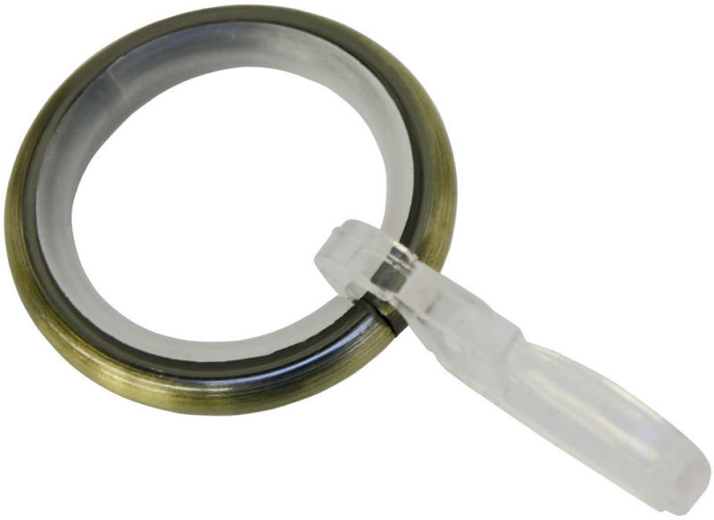 Gardinenringe für Ø16 mm, messing-antik