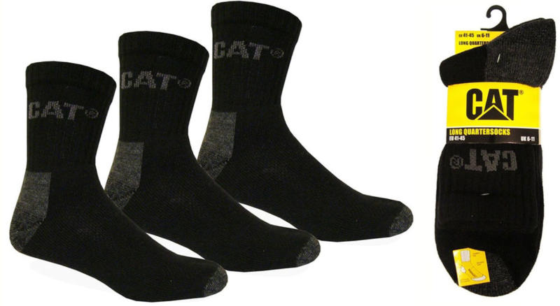Arbeitssocken, 3er Pack, schwarz