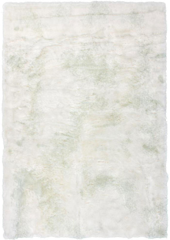 Teppich „Crown 110 Weiß/Puderblau“, 160x230cm, Schaffellimitat 160x230 cm
