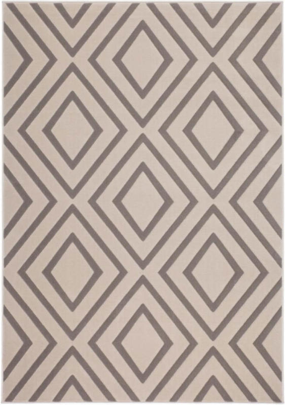 Kurzflorteppich „Lina 500“ Taupe, 80x300cm 80x300 cm