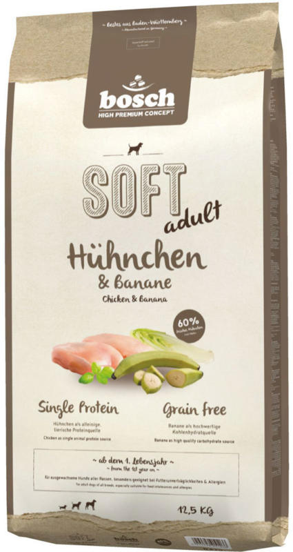 Dog Soft Hühnchen & Banane 12,5kg 12500 g
