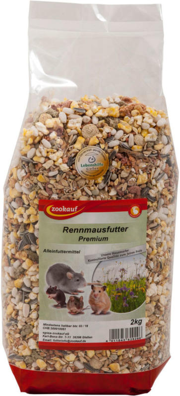 NAGER Rennmaus-Futter „Premium“, 2kg