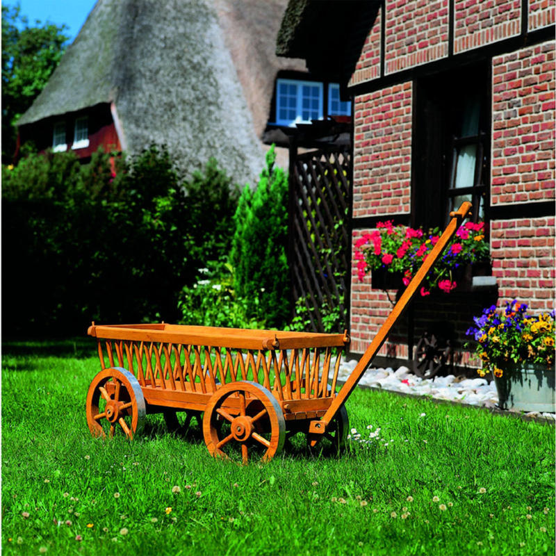 Deko-Leiterwagen