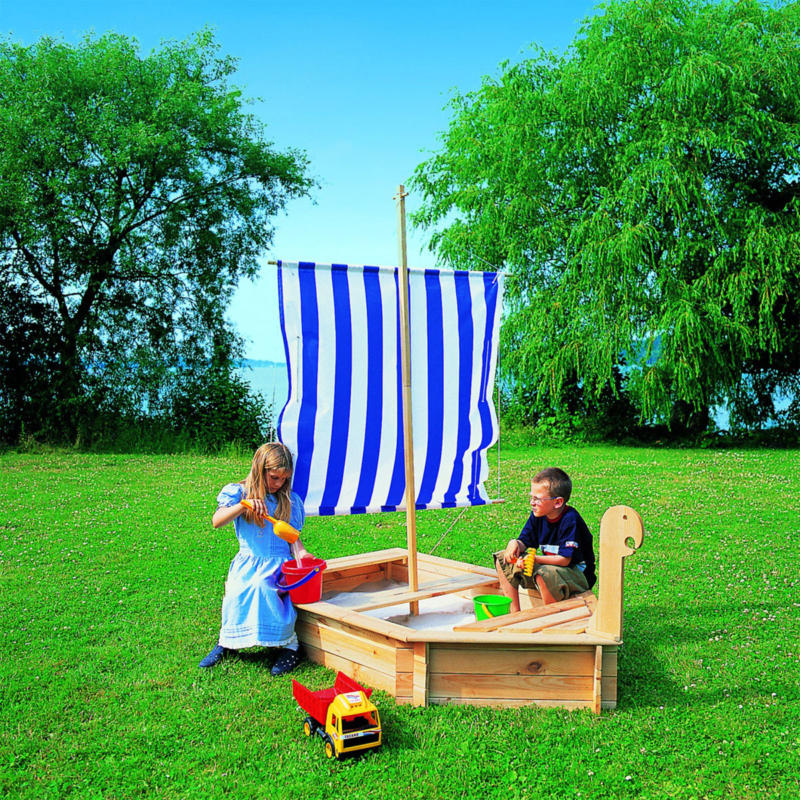Sandkasten „Störtebeker“ mit Segel