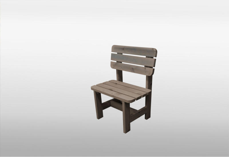Holz-Sessel „Summer“, grau