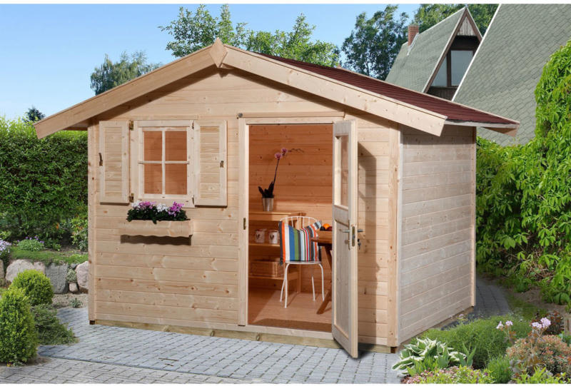 Gartenhaus „123“ Gr.3, natur
