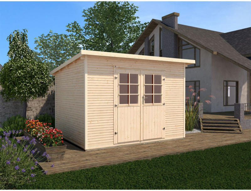 Gartenhaus „219“ Gr.3, natur