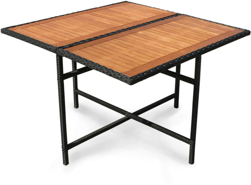 Gartentisch „Faro“, quadratisch, Polyrattan