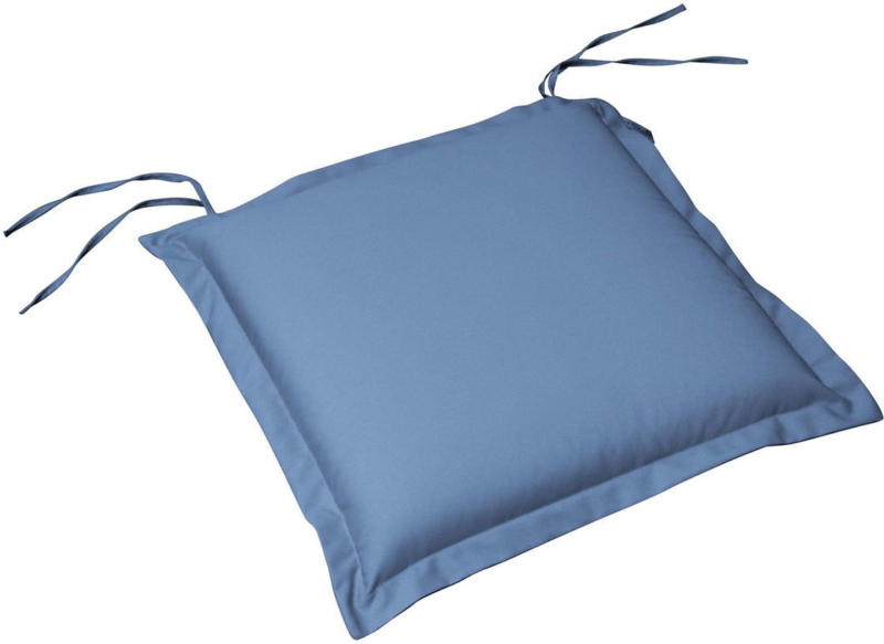 Sitzkissen „Premium“, extra dick, Blau 1x Polsterauflage