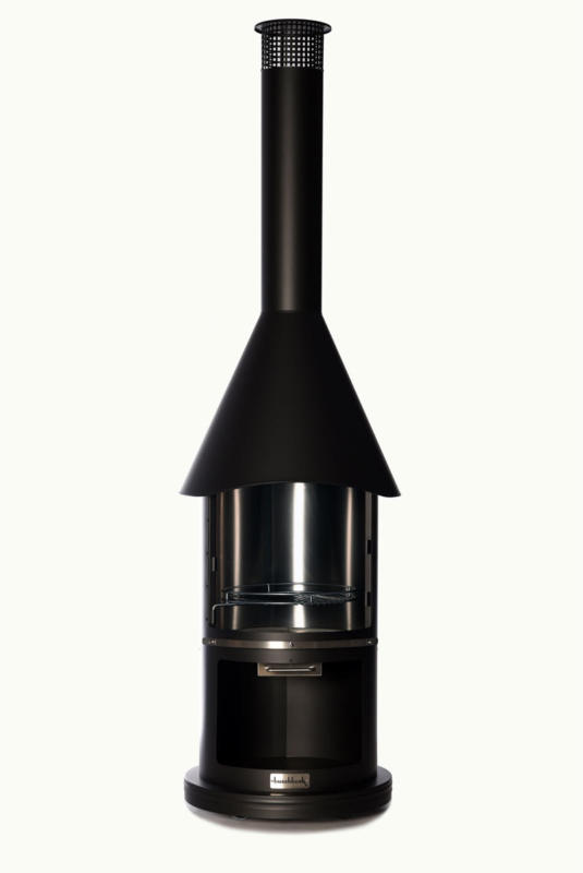 Edelstahlgrill „Auckland“, schwarz schwarz