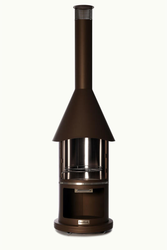 Edelstahlgrill „Auckland“, braun metallic braun metallic