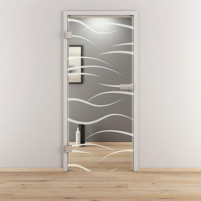 Glasdrehtür „NOVA 540“, klar, 95,9x197,2 cm, Links 95,9 cm | links