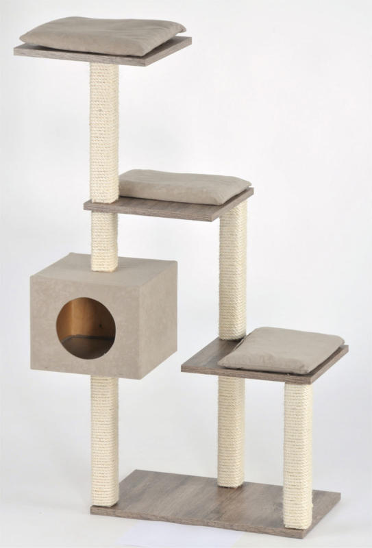 Kratzbaum „Stufenboy Cosy“ Sanremodekor-Kissen, sand