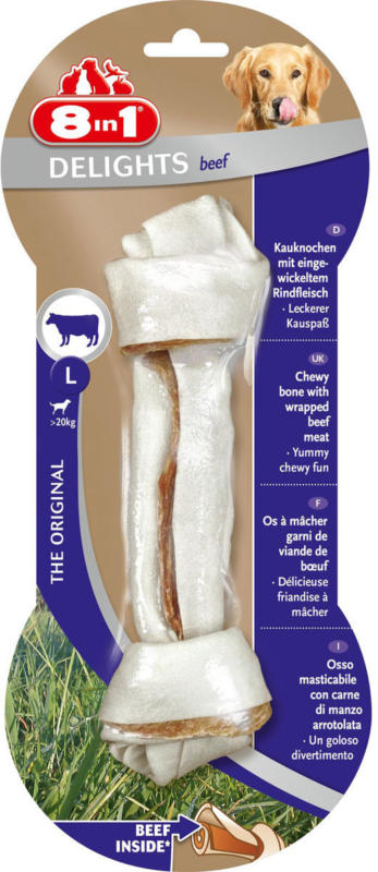 Delights Beef Kauknochen L