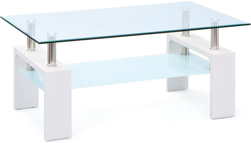 Couchtisch „Alva“, weiß, 100x45x60 cm
