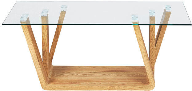 Couchtisch „Nani“, Wildeiche, 110x45x60 cm