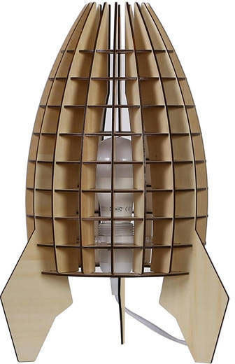 Tischlampe „Aviator“, holz