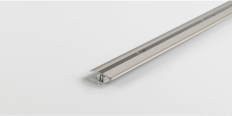 Übergangsprofil für Parkett 8-18 mm, Aluminium, Edelstahl