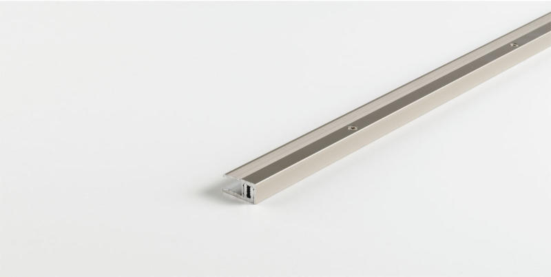 Abschlussprofil für Laminat/ Vinyl 7-15 mm, Aluminium, Edelstahl