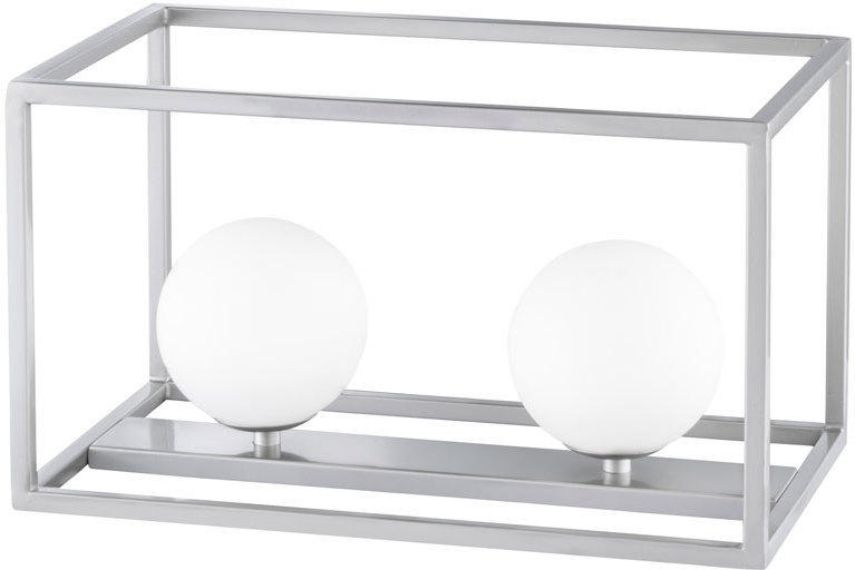 Tischleuchte „Aurelia“, 2-flammig, silber