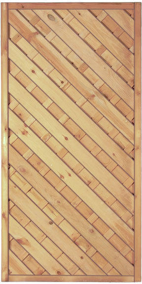 Zaunserie „Maxi-Diagonal“, grün, 90 x 180 cm