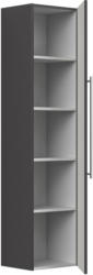 Hochschrank „Homeline 150“, anthrazit seidenglanz schwarz