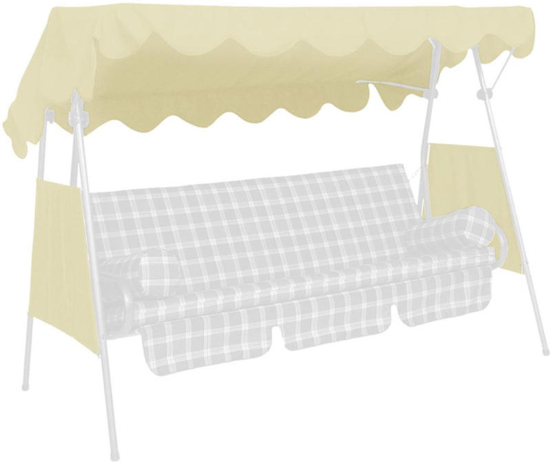Sonnendach „Swingtex“ 200x120 cm, elfenbein Elfenbein